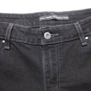 LEVI’s girls BLACK jeans MID-RISE skinny DENIM pants SIZE 14M